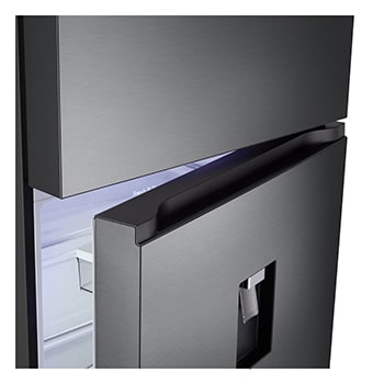 Detailed close-up of handle