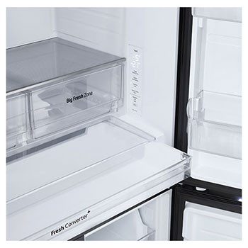 detailed veiw of control panel of fresh converter.