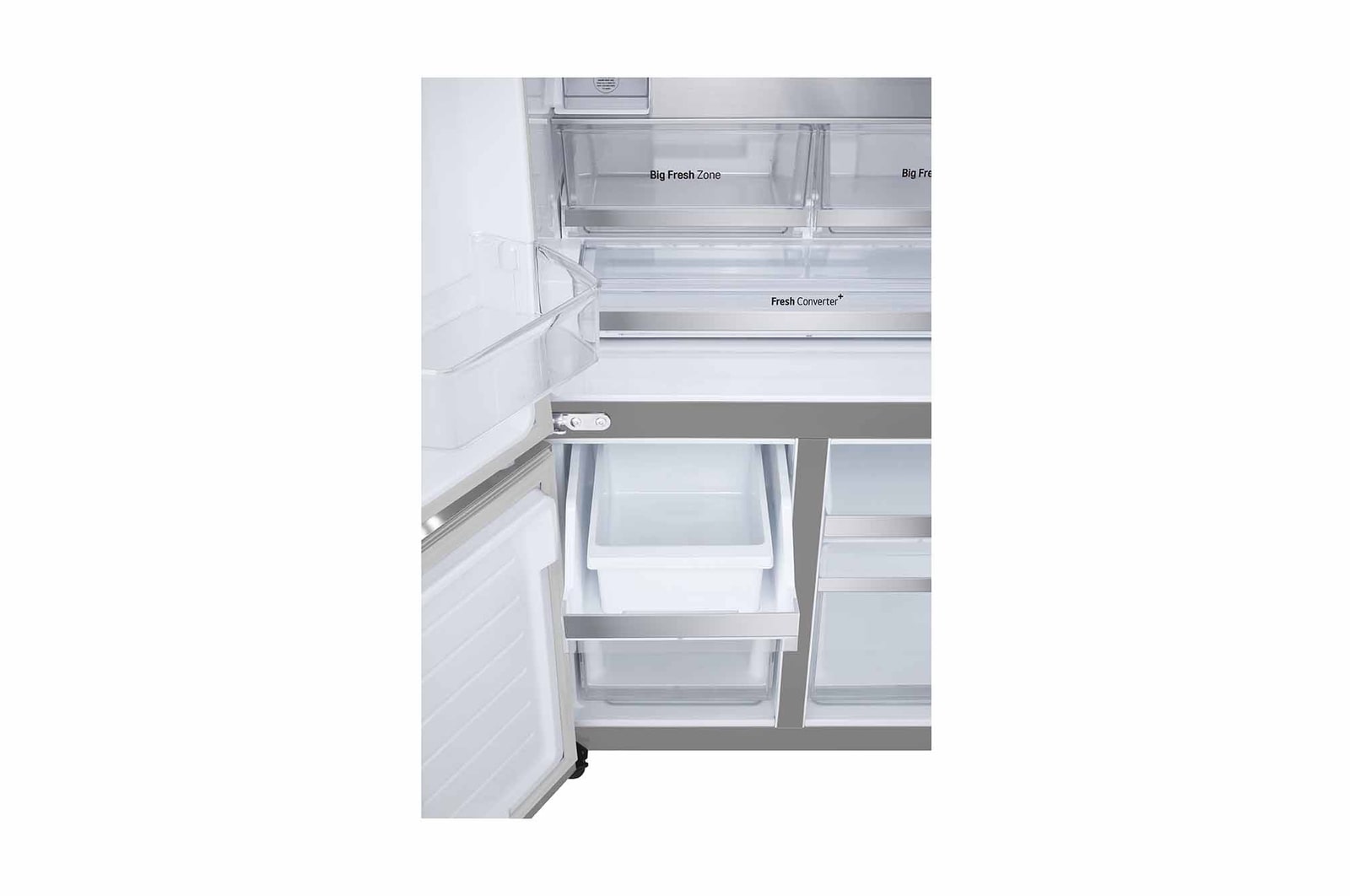 Bottom door open without food