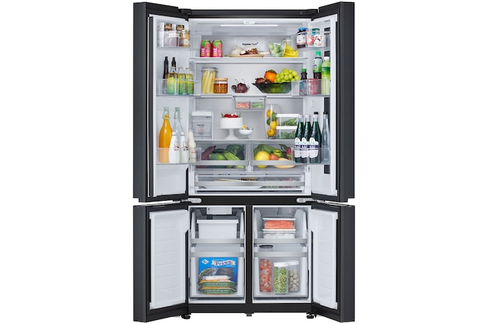 Front all door open with food