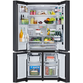 Front all door open with food