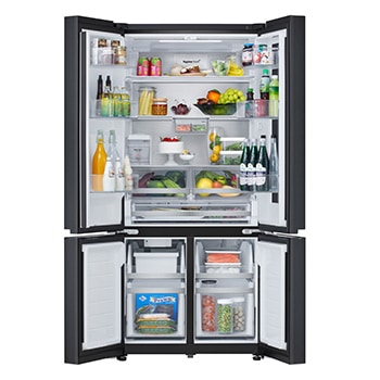 Front all door open with food