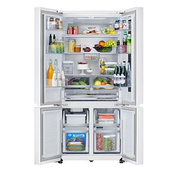 Front all door open with food
