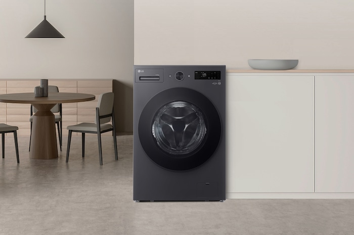 LG 15/8kg Front Load Washer Dryer with with AI Direct Drive™ and TurboWash™, F2515RNEG