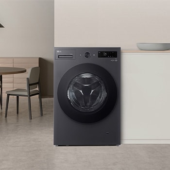 LG 15/8kg Front Load Washer Dryer with with AI Direct Drive™ and TurboWash™, F2515RNEG