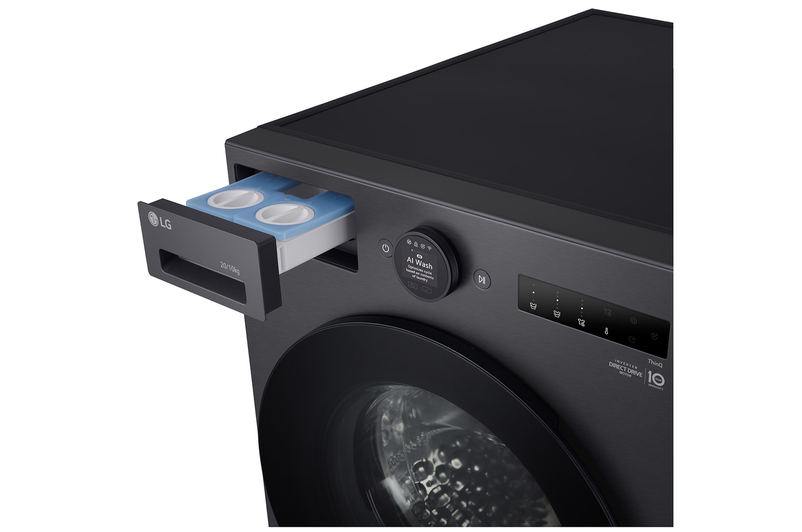 Detergent port view