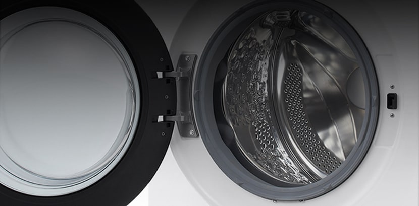 It shows the image of the interior of the washing machine