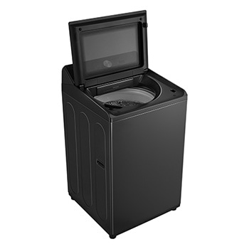 Lifestyle image of top load washing machine