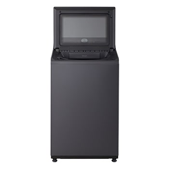 Front open view of top load washing machine