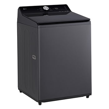 Right side view of top load washing machine