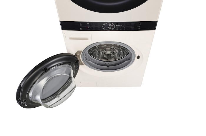 front view from top door open