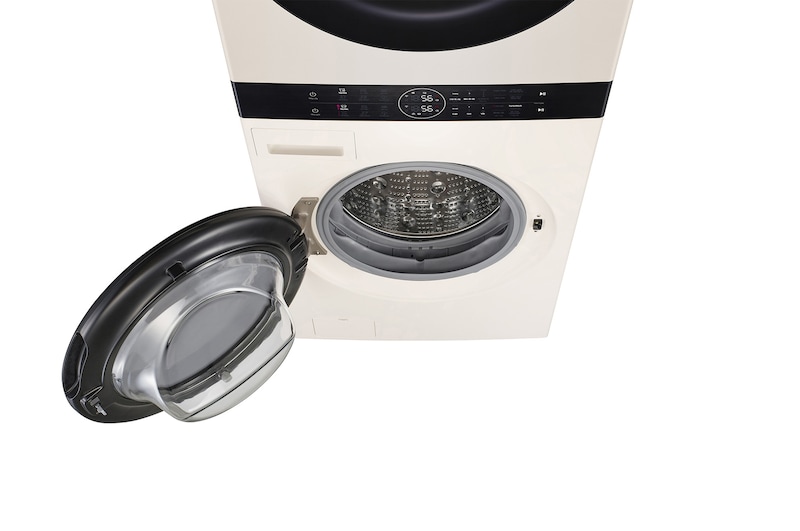 front view from top door open