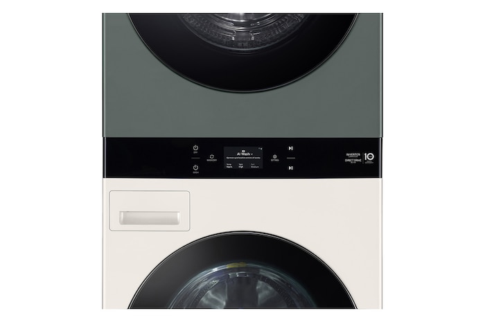 LG [Subscribe] 25/20kg Objet WashTower™ All-In-One Stacked Washer Dryer, WT2520NHEGR