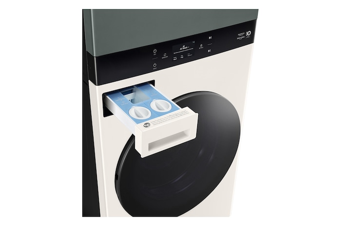 LG [Subscribe] 25/20kg Objet WashTower™ All-In-One Stacked Washer Dryer, WT2520NHEGR
