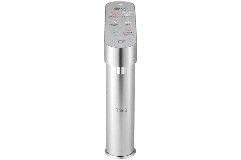 Front view of LG PuriCare™ ATOM-U Water Purifier, Silver, WU525BS