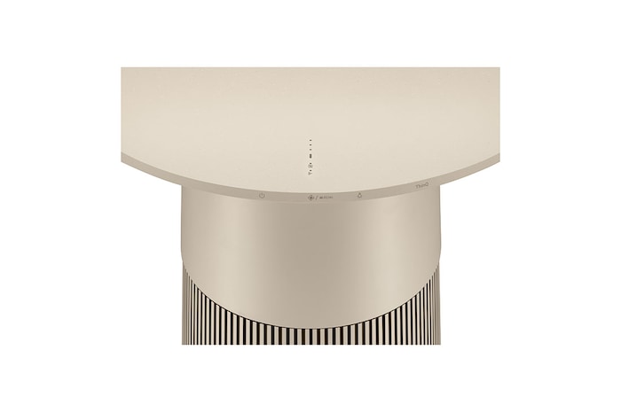 LG PuriCare™ AeroFurniture Air Purifier (Clay Brown) with Wireless Charging, AS20GPBK0
