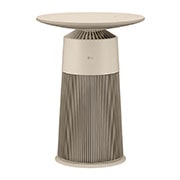 Front view of LG PuriCare™ AeroFurniture Air Purifier (Clay Brown) with Wireless Charging AS20GPBK0
