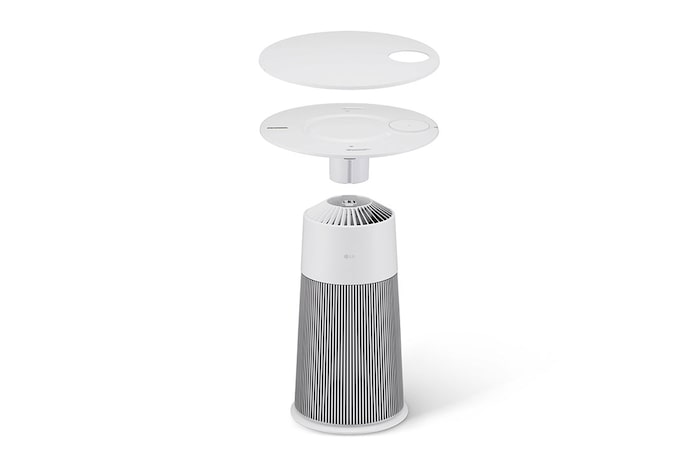LG PuriCare™ AeroFurniture Air Purifier (Essence White) with Wireless Charging, AS20GPHK0