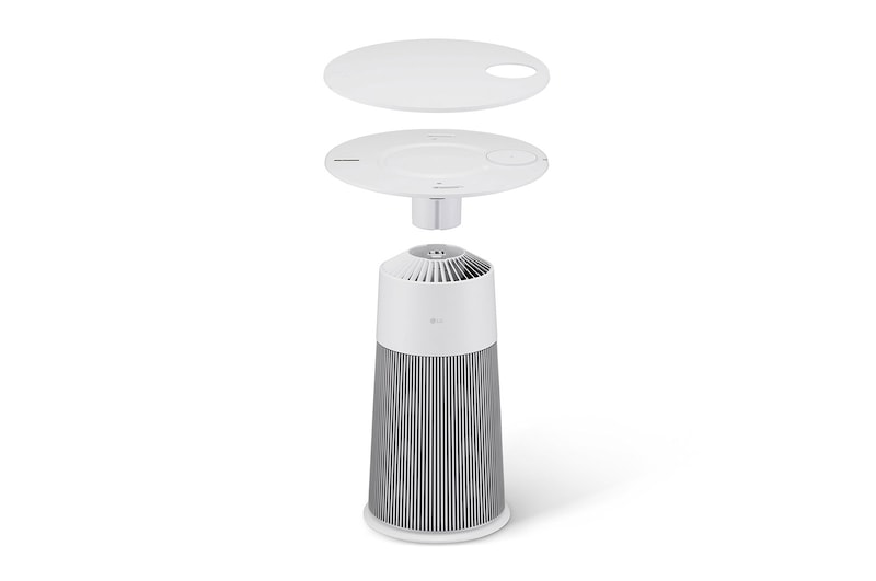 LG PuriCare™ AeroFurniture Air Purifier (Essence White) with Wireless Charging, AS20GPHK0