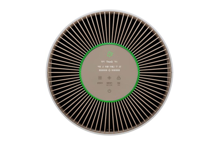 LG PuriCare™ 360º HIT Air Purifier (Brown) with compact and complete air purification, AS60GHCG0