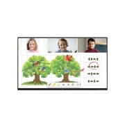 LG 65” TR3DJ-B Series IPS UHD IR Multi Touch Interactive Whiteboard with Embedded Writing Software, Built-in Speakers, & VESA™ Mount Compatibility, 65TR3DJ-B
