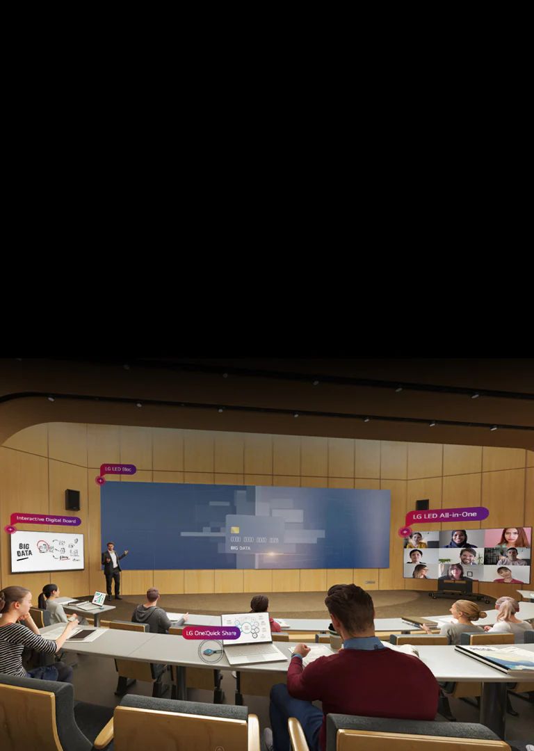 Explore more showroom at LG Digital Connect