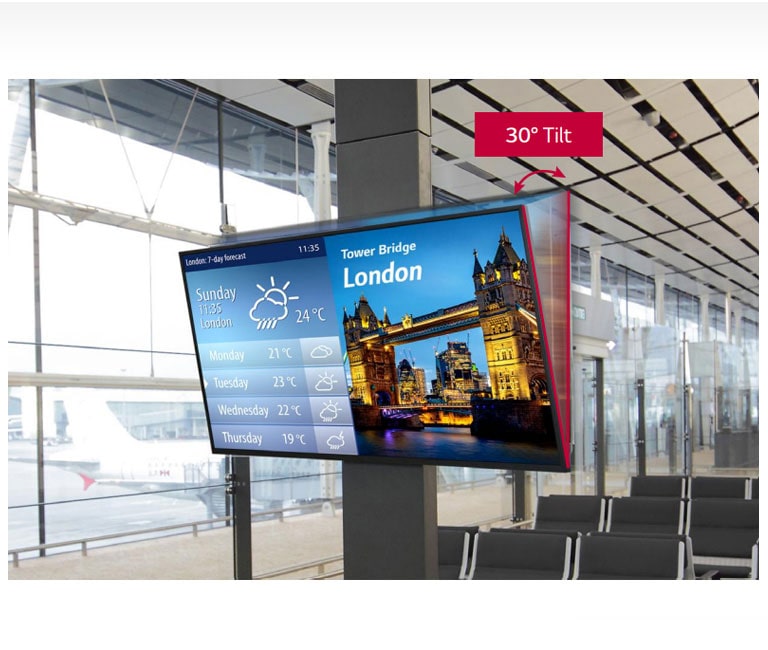 30° Tilting Installation