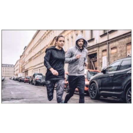 Front view with infill