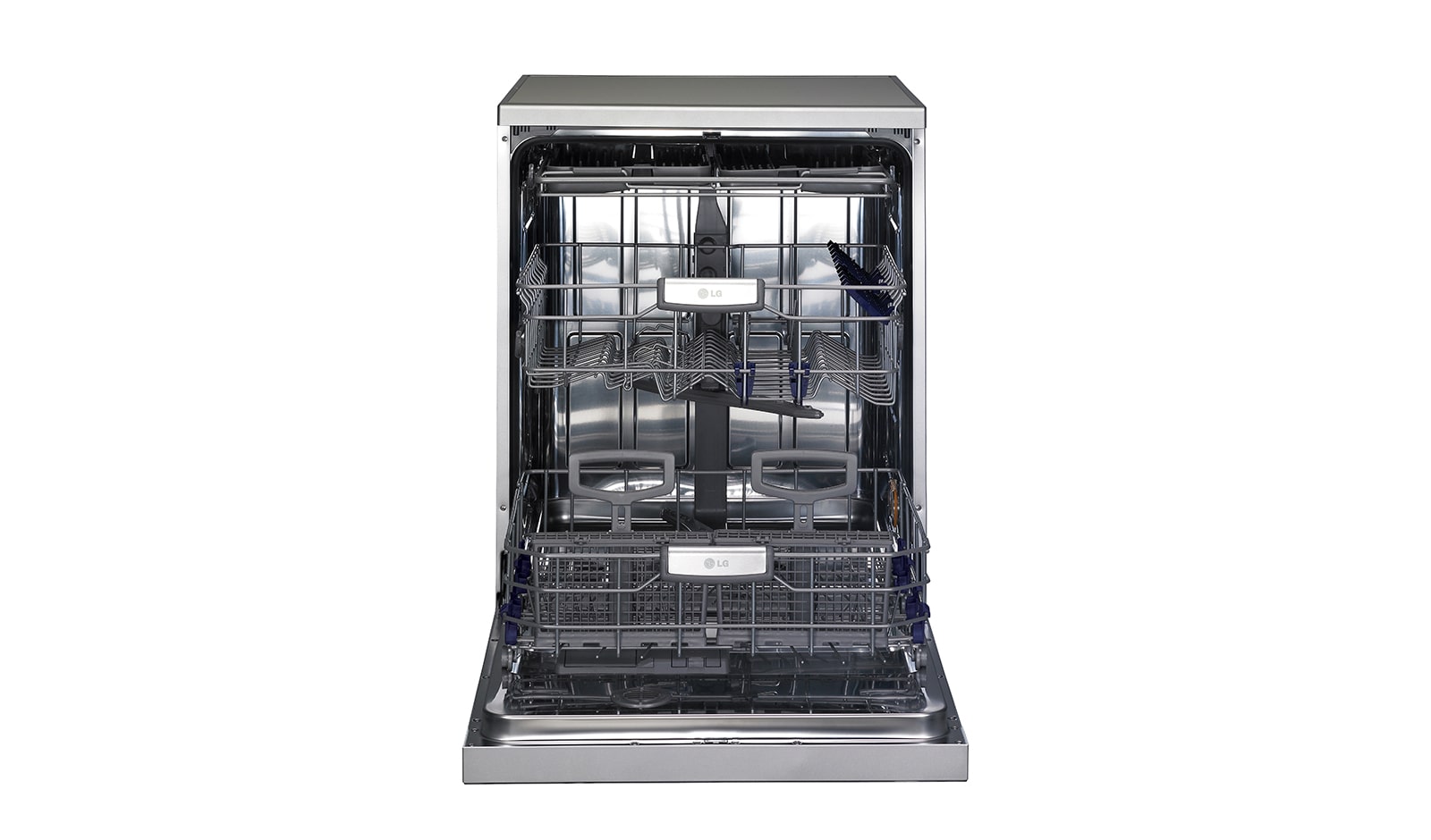 Front view of Enjoy sparkling washing performance with less hand pre-wash D1452WF