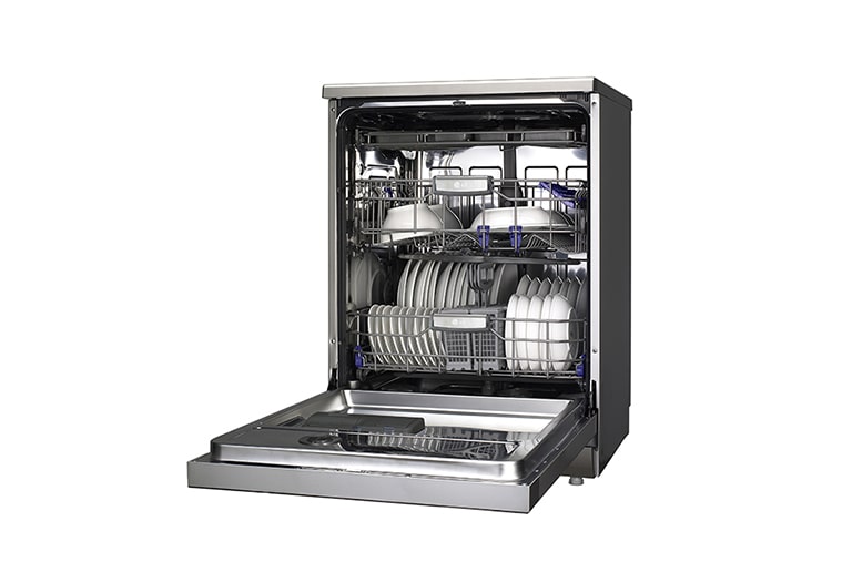 LG TrueSteam Dishwasher with Inverter Direct Drive & Smart Rack, D1454CF