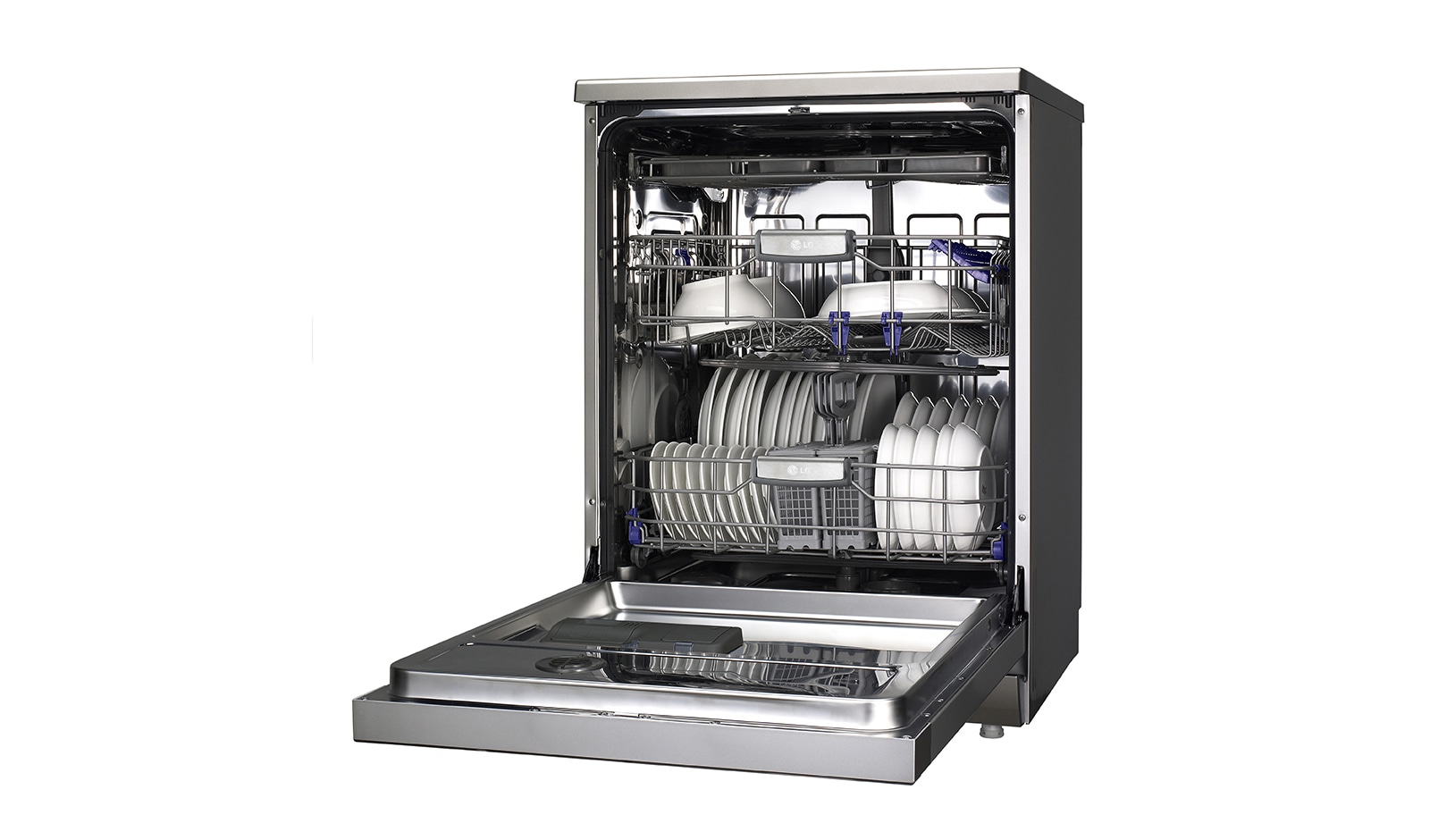 LG TrueSteam Dishwasher with Inverter Direct Drive & Smart Rack, D1454CF