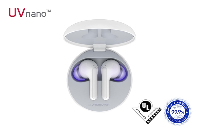 LG TONE Free HBS-FN6 with Meridian Technology & UVnano Sanitizing Technology, HBS-FN6