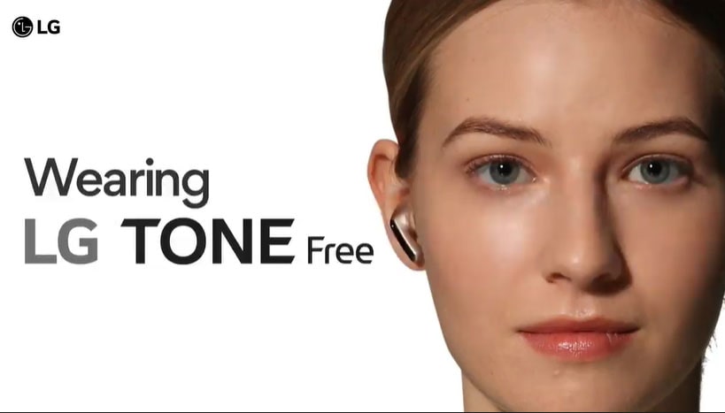 LG TONE Free FP9 - Plug and Wireless True Wireless Bluetooth UVnano Earbuds, TONE-FP9