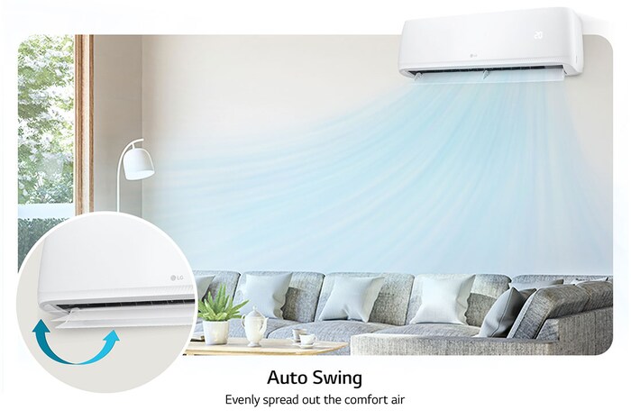 LG [2024] 2.5HP Lite Series Air Conditioner with Dual Sensing and Fast Cooling function, S3-C24HZCAA