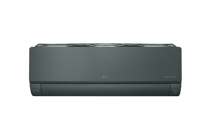 Front view of the [2024] 1.0HP Stylish ARTCOOL™ Air Conditioner with DUAL Inverter, Green Color S3-Q09JATPA