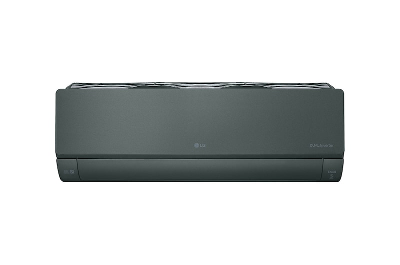Front view of the [2024] 1.5HP Stylish ARTCOOL™ Air Conditioner with DUAL Inverter, Green Color S3-Q12JATPA