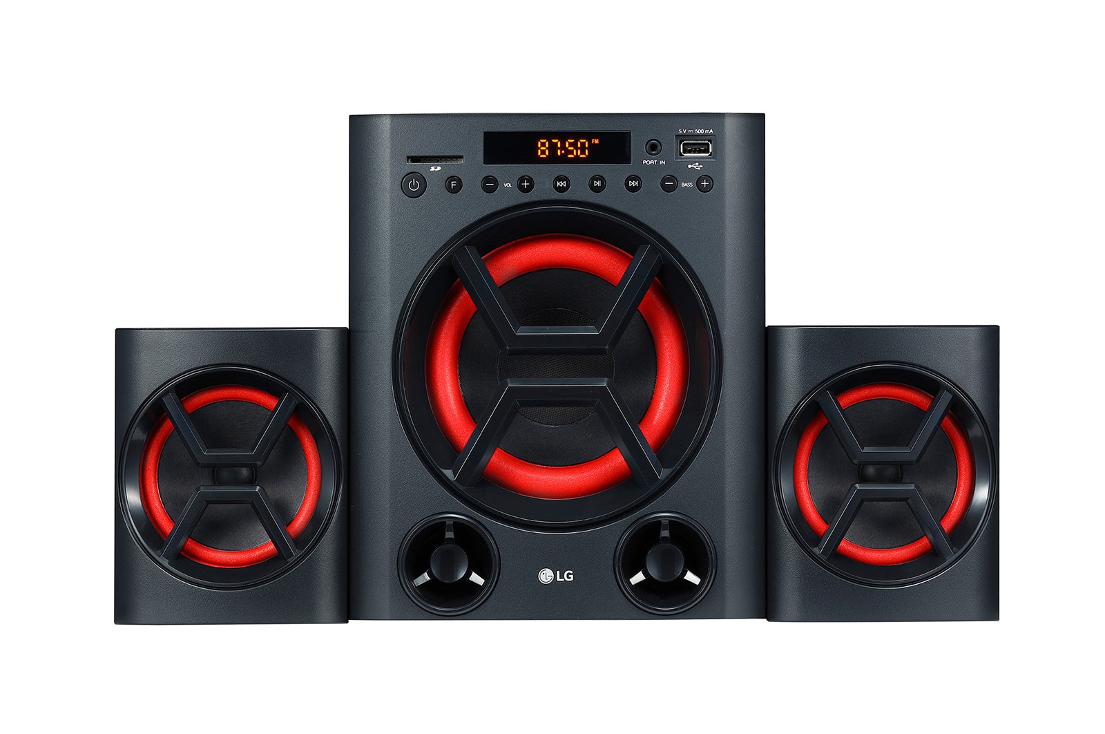 Front view of LG XBOOM LK72B LK72B