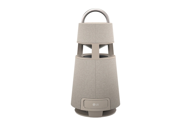 LG XBOOM 360 Omnidirectional Sound Portable Wireless Bluetooth Speaker with Mood Lighting - Beige, RP4BE