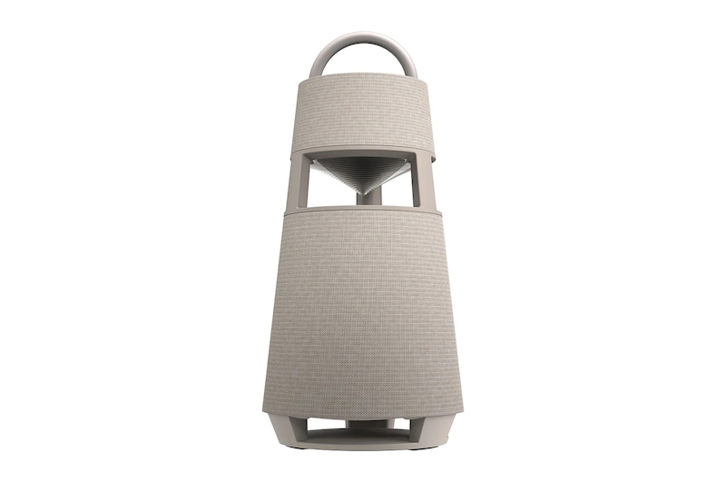LG XBOOM 360 Omnidirectional Sound Portable Wireless Bluetooth Speaker with Mood Lighting - Beige, RP4BE