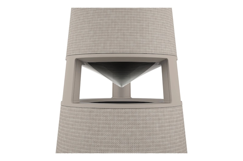 LG XBOOM 360 Omnidirectional Sound Portable Wireless Bluetooth Speaker with Mood Lighting - Beige, RP4BE