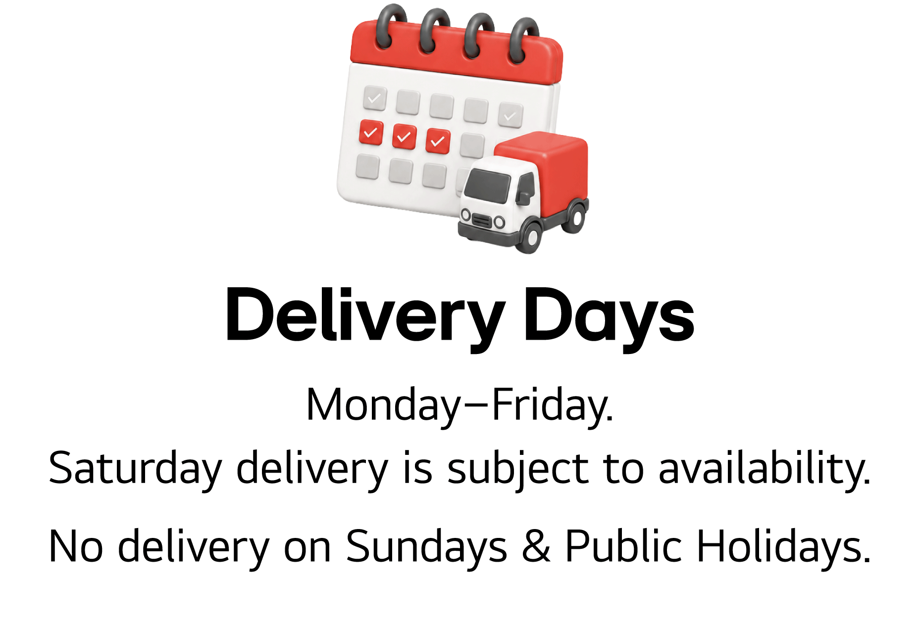 delivery days