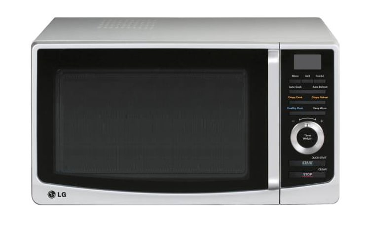Front view of 25L Round Cavity, Rotating Grill Microwave Oven MH6589DRL