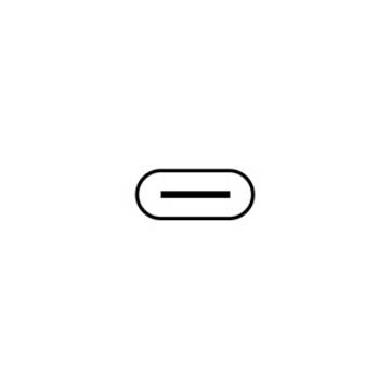 USB Type-C pictogram.