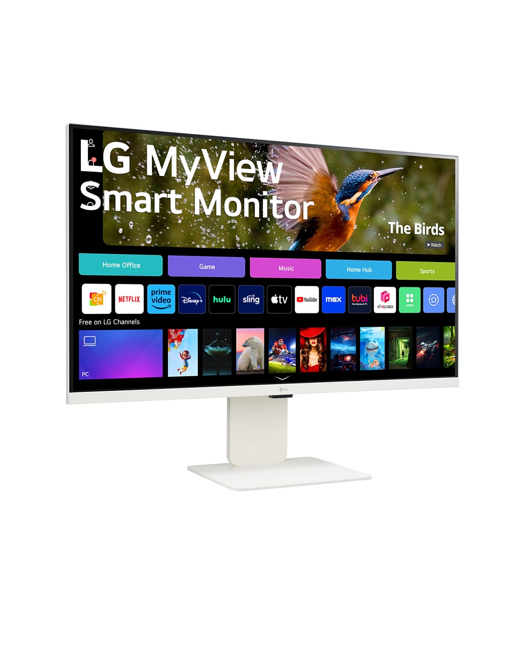 LG MyView 32” 4K UHD IPS Smart Monitor with webOS and built-in FHD