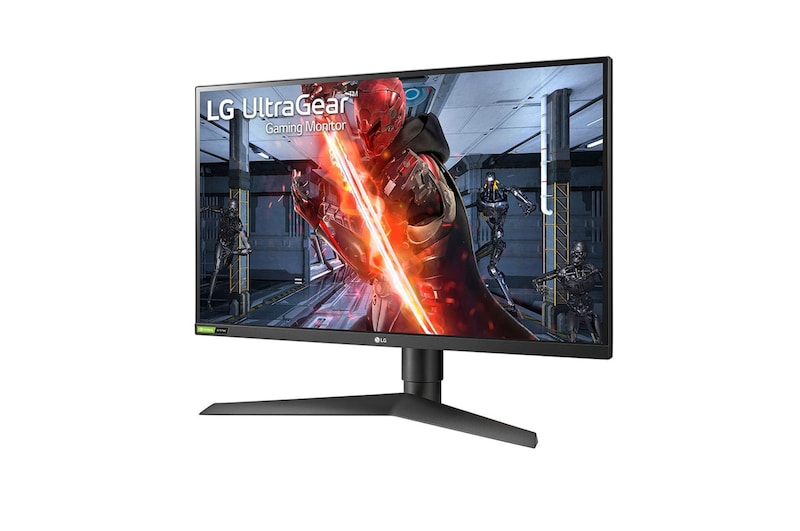 LG 27” UltraGear Full HD  IPS 1ms 240Hz HDR 10 Gaming  Monitor with G-Sync Compatible, 27GN750-B