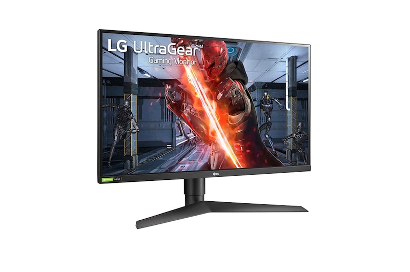 LG 27” UltraGear Full HD  IPS 1ms 240Hz HDR 10 Gaming  Monitor with G-Sync Compatible, 27GN750-B