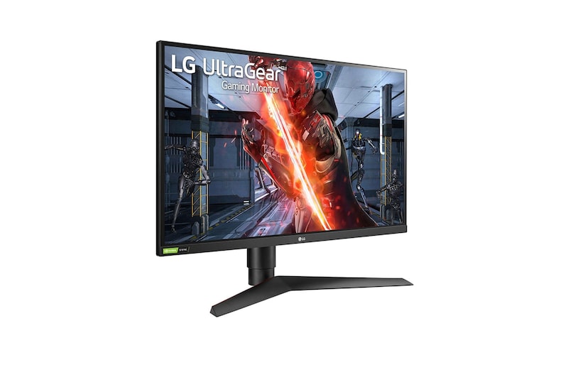 LG 27” UltraGear Full HD  IPS 1ms 240Hz HDR 10 Gaming  Monitor with G-Sync Compatible, 27GN750-B