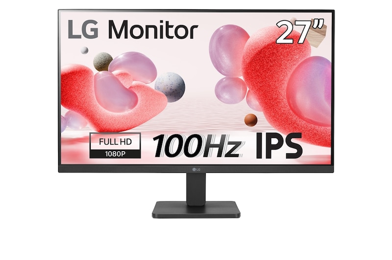 LG 27" IPS Full HD monitor with AMD FreeSync™, 27MR400-B