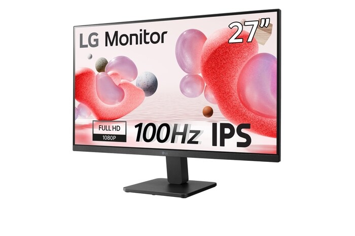 LG 27" IPS Full HD monitor with AMD FreeSync™, 27MR400-B