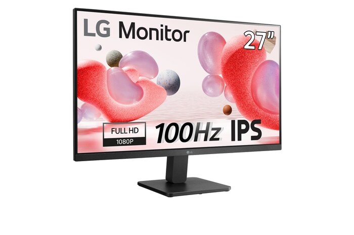 LG 27" IPS Full HD monitor with AMD FreeSync™, 27MR400-B